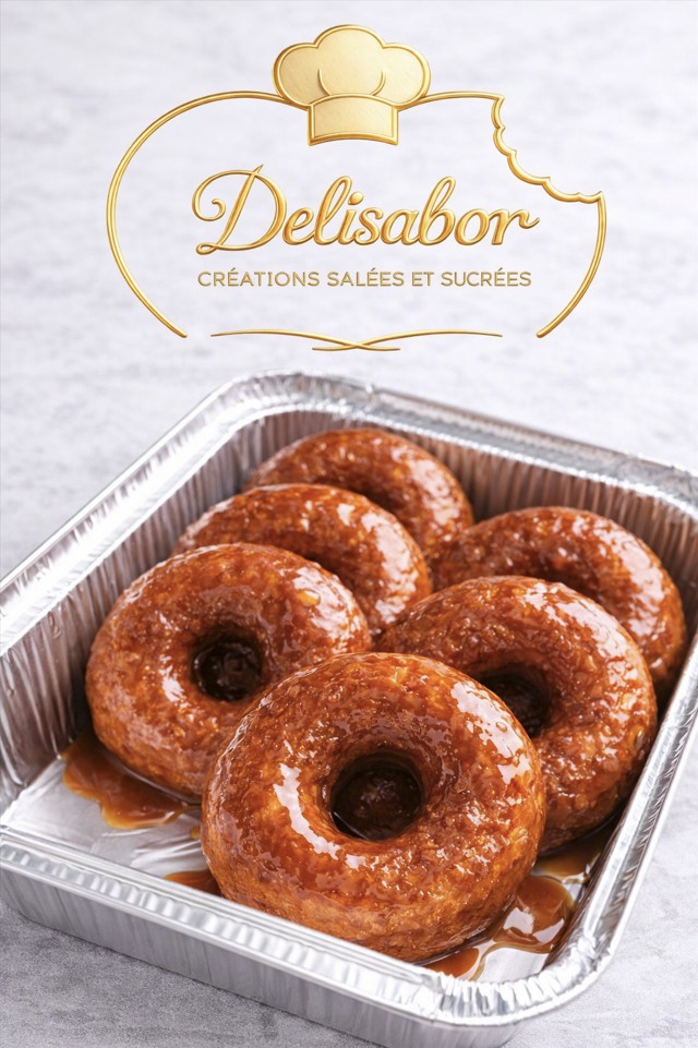 Donuts au caramel beurre salé (6 unités)